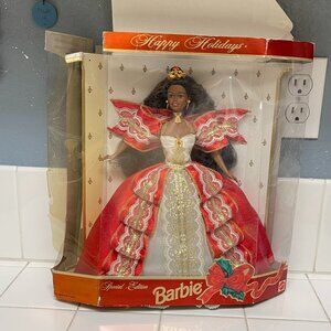 1997 happy holidays barbie doll